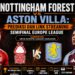 Nottingham Forest vs Aston Villa: Prediksi dan Link Streaming Semifinal Europe League