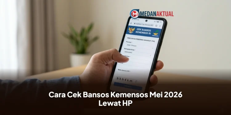 Cara Cek Bansos Kemensos Mei 2026 Lewat HP Dengan NIK KTP