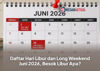 Daftar Hari Libur dan Long Weekend Juni 2026, Besok Libur Apa?