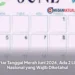 Daftar Tanggal Merah Juni 2026, Ada 2 Libur Nasional yang Wajib Diketahui