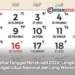 Daftar Tanggal Merah Juni 2026, Lengkap dengan Libur Nasional dan Long Weekend