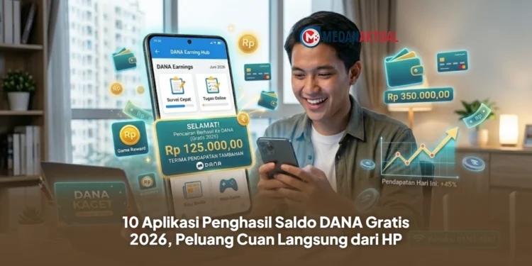 10 Aplikasi Penghasil Saldo DANA Gratis 2026, Peluang Cuan Langsung dari HP