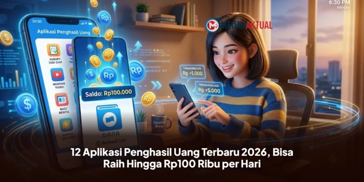 12 Aplikasi Penghasil Uang Terbaru 2026, Bisa Raih Hingga Rp100 Ribu per Hari