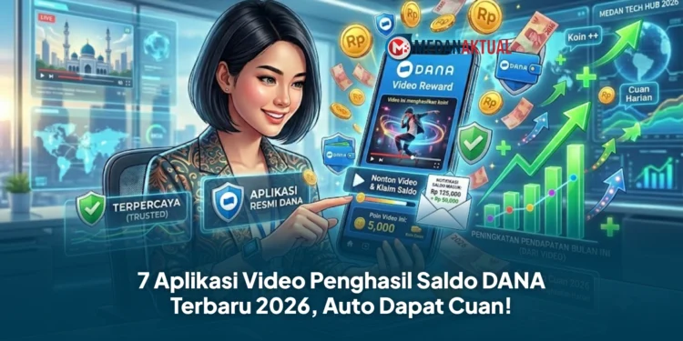 7 Aplikasi Video Penghasil Saldo DANA Terbaru 2026, Auto Dapat Cuan!