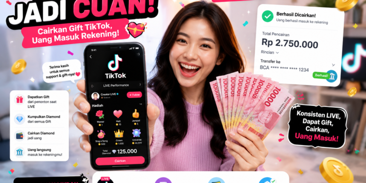 Cara Tarik Uang dari Gift TikTok dengan Mudah