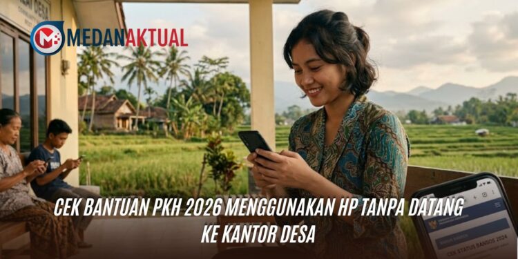 Cek Bantuan PKH 2026 Menggunakan HP Tanpa Datang ke Kantor Desa