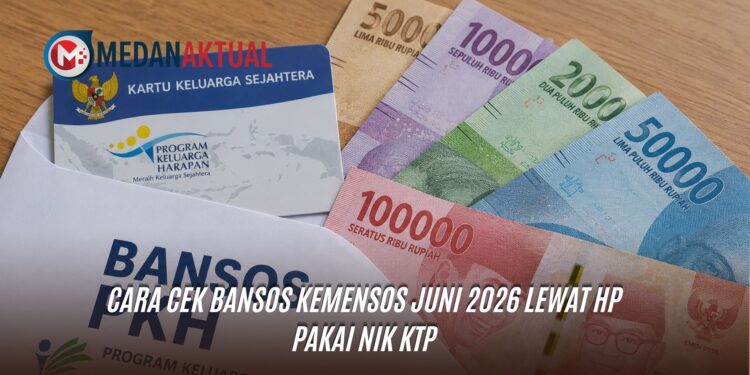 Cara Cek Bansos Kemensos Juni 2026 Lewat HP Pakai NIK KTP