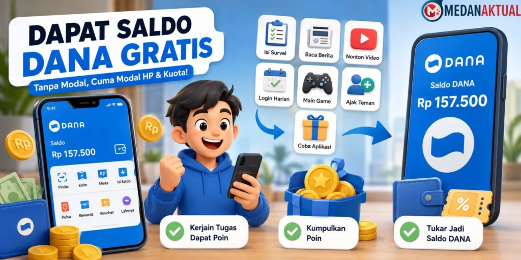 8 Aplikasi Penghasil Saldo DANA Gratis, Mudah dan Cepat