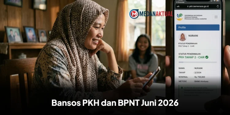 Jadwal Pencairan Bansos PKH dan BPNT Juni 2026, Simak Cara Cek Penerimanya