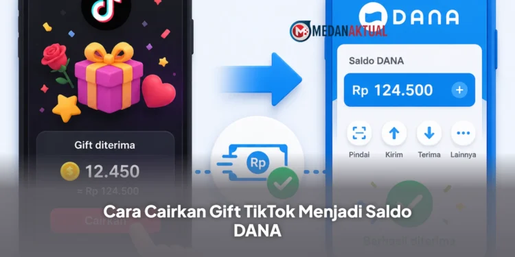 Cara Cairkan Gift TikTok Menjadi Saldo DANA