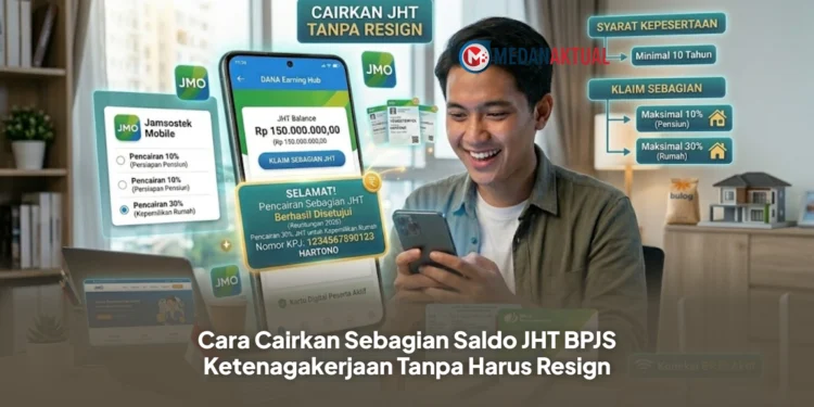 Cara Cairkan Sebagian Saldo JHT BPJS Ketenagakerjaan Tanpa Harus Resign