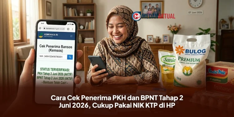 Cara Cek Penerima PKH dan BPNT Tahap 2 Juni 2026, Cukup Pakai NIK KTP di HP