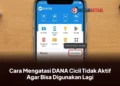 Cara Mengatasi DANA Cicil Tidak Aktif Agar Bisa Digunakan Lagi
