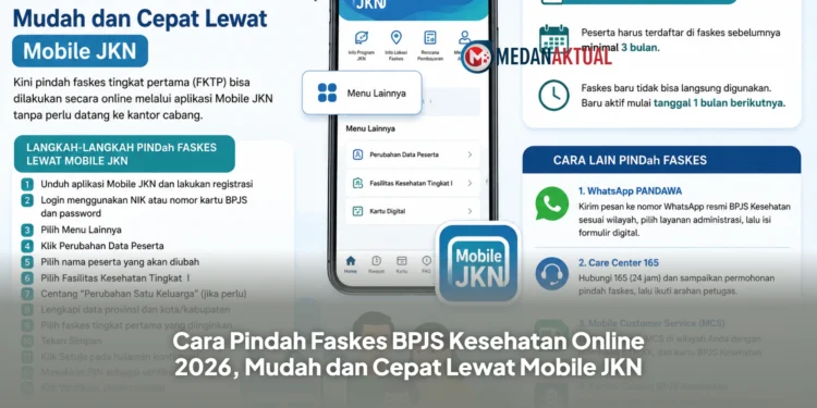 Cara Pindah Faskes BPJS Kesehatan Online 2026, Mudah dan Cepat Lewat Mobile JKN