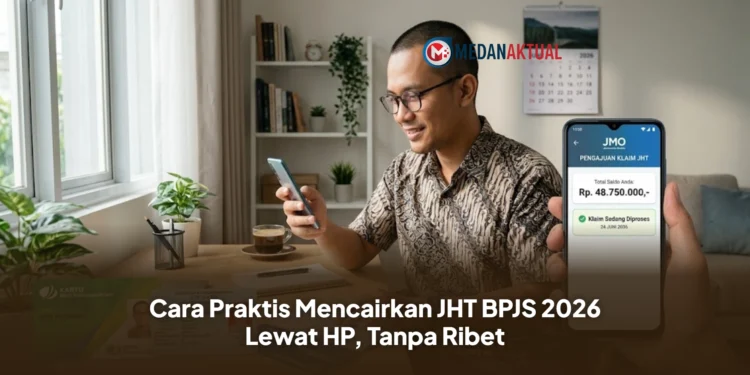 Cara Praktis Mencairkan JHT BPJS 2026 Lewat HP, Tanpa Ribet