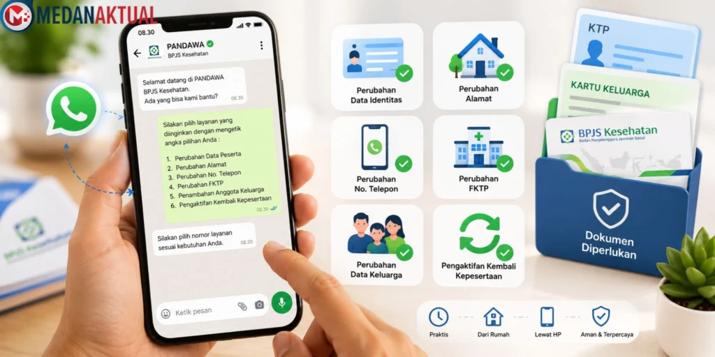 Cara Ubah Data BPJS Kesehatan Lewat PANDAWA, Praktis dari HP Tanpa ke Kantor
