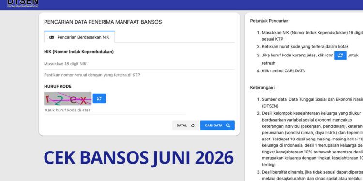 Cara Cek Bansos Kemensos Juni 2026 Secara Online, Apa Saja Bantuan yang Cair