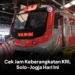 Cek Jam Keberangkatan KRL Solo-Jogja Hari Ini