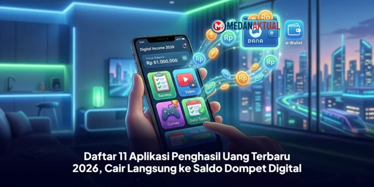 Daftar 11 Aplikasi Penghasil Uang Terbaru 2026, Cair Langsung ke Saldo Dompet Digital