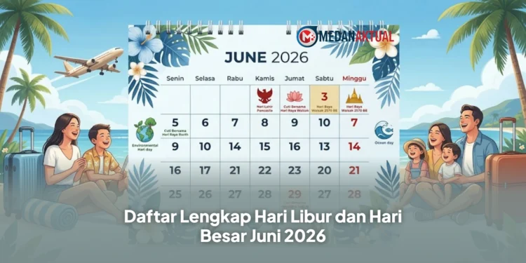 Daftar Lengkap Hari Libur dan Hari Besar Juni 2026