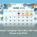 Daftar Lengkap Hari Libur dan Hari Besar Juni 2026