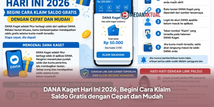 DANA Kaget Hari Ini 2026, Begini Cara Klaim Saldo Gratis dengan Cepat dan Mudah