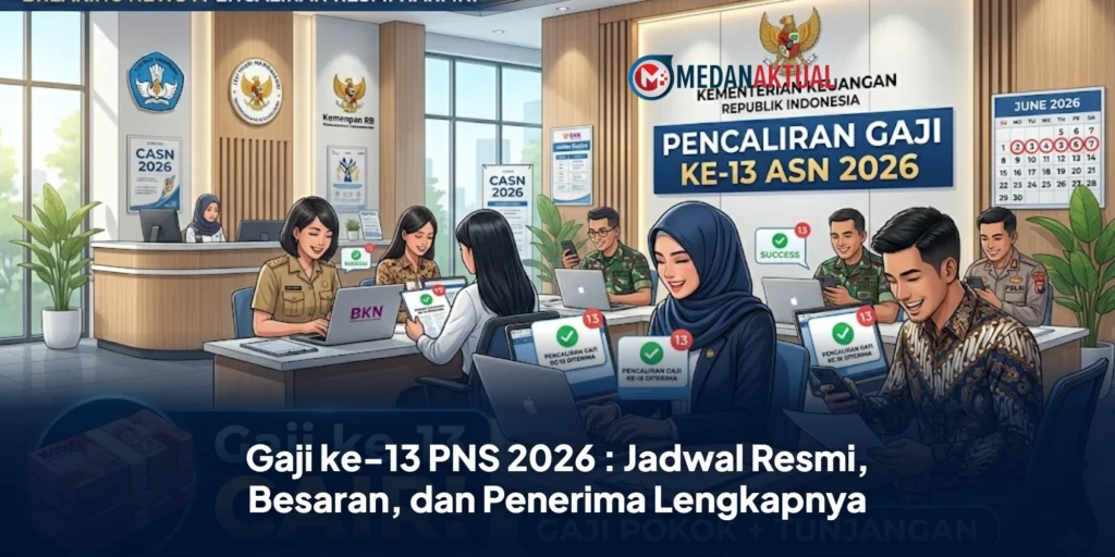 Gaji ke-13 PNS 2026 : Jadwal Resmi, Besaran, dan Penerima Lengkapnya