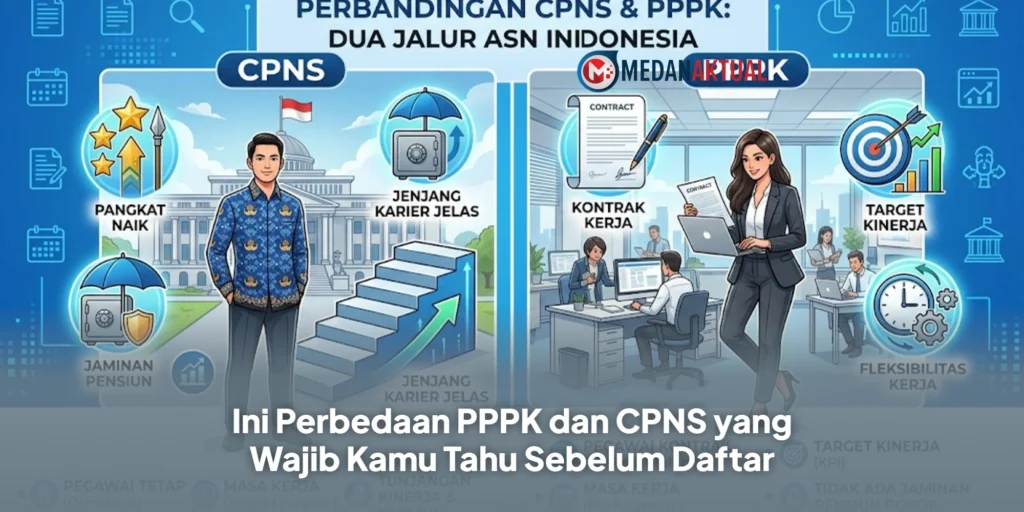 Ini Perbedaan PPPK dan CPNS yang Wajib Kamu Tahu Sebelum Daftar