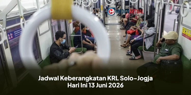 Jadwal Keberangkatan KRL Solo-Jogja Hari Ini 13 Juni 2026