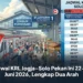 Jadwal KRL Jogja-Solo Pekan Ini 22-28 Juni 2026, Lengkap Dua Arah