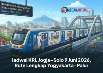 Jadwal KRL Jogja–Solo 9 Juni 2026, Rute Lengkap Yogyakarta–Palur