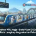 Jadwal KRL Jogja–Solo 9 Juni 2026, Rute Lengkap Yogyakarta–Palur