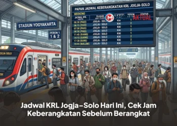 Jadwal KRL Jogja–Solo Hari Ini, Cek Jam Keberangkatan Sebelum Berangkat