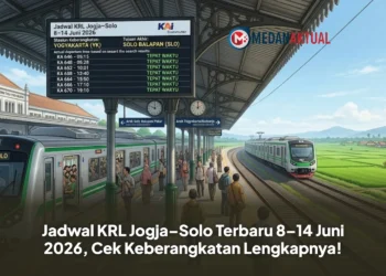 Jadwal KRL Jogja–Solo Terbaru 8–14 Juni 2026, Cek Keberangkatan Lengkapnya!