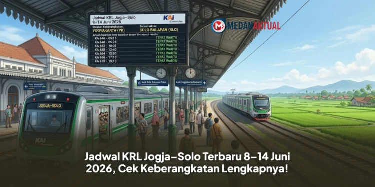 Jadwal KRL Jogja–Solo Terbaru 8–14 Juni 2026, Cek Keberangkatan Lengkapnya!