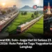 Jadwal KRL Solo-Jogja Hari Ini Selasa 23 Juni 2026: Rute Palur ke Tugu Yogyakarta Lengkap