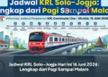 Jadwal KRL Solo–Jogja Hari Ini 16 Juni 2026: Lengkap dari Pagi Sampai Malam