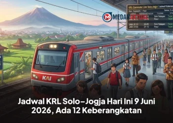 Jadwal KRL Solo–Jogja Hari Ini 9 Juni 2026, Ada 12 Keberangkatan