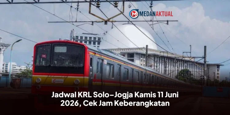 Jadwal KRL Solo–Jogja Kamis 11 Juni 2026, Cek Jam Keberangkatan