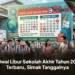 Jadwal Libur Sekolah Akhir Tahun 2026 Terbaru, Simak Tanggalnya