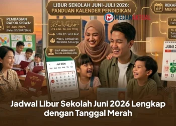 Jadwal Libur Sekolah Juni 2026 Lengkap dengan Tanggal Merah