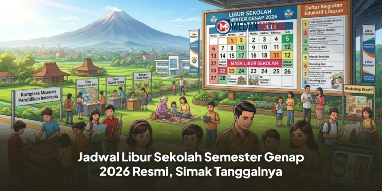 Jadwal Libur Sekolah Semester Genap 2026 Resmi, Simak Tanggalnya