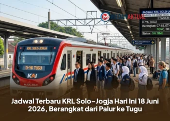 Jadwal Terbaru KRL Solo–Jogja Hari Ini 18 Juni 2026, Berangkat dari Palur ke Tugu
