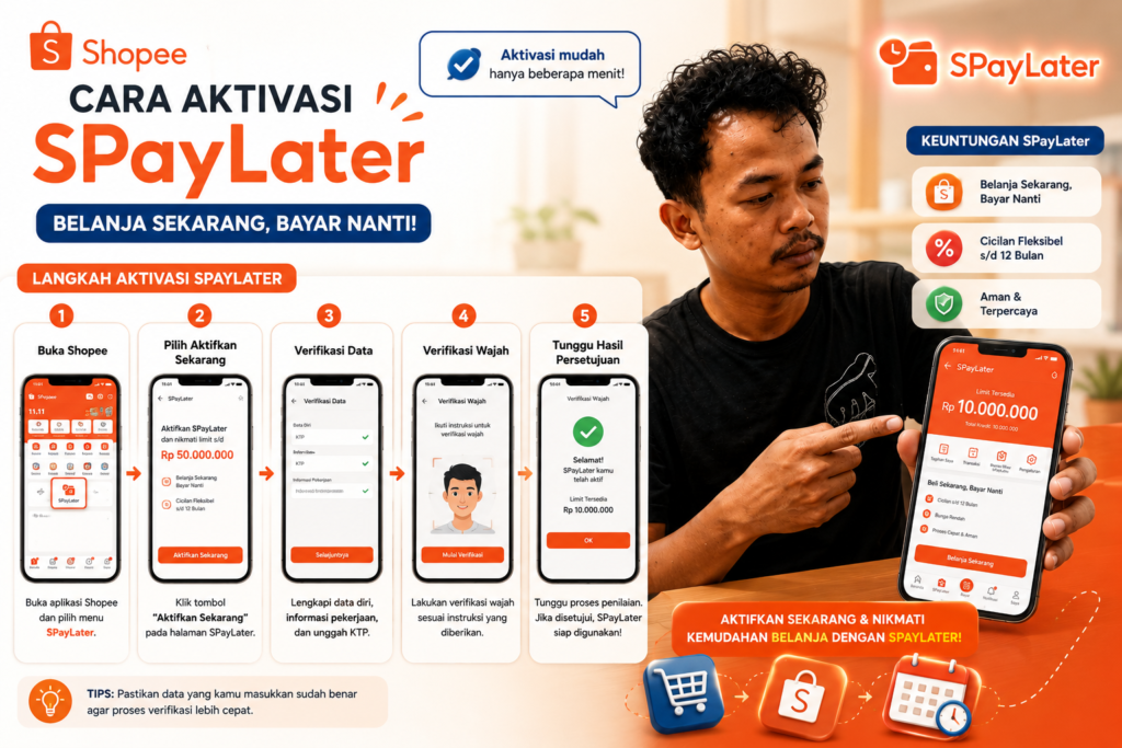 Begini Cara Aktifkan SPayLater dengan Cepat dan Mudah