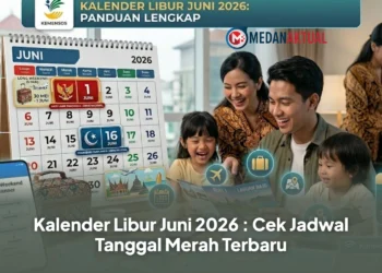 Kalender Libur Juni 2026 : Cek Jadwal Tanggal Merah Terbaru