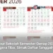 Libur Sekolah Semester Genap 2026 Segera Tiba, Simak Daftar Tanggalnya