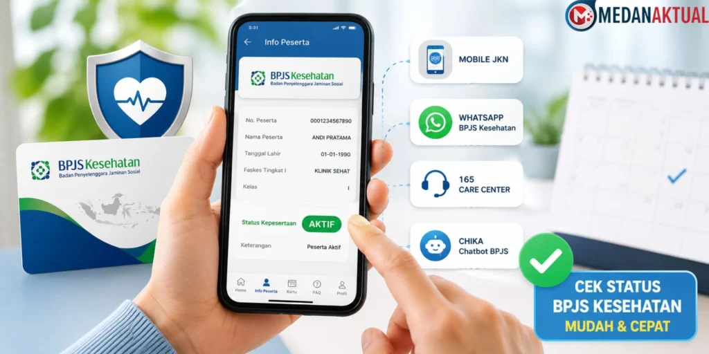 Panduan Cek Status BPJS Kesehatan Online, Bisa Lewat HP dalam Hitungan Menit