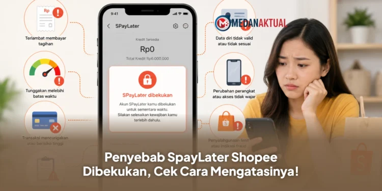 Penyebab SpayLater Shopee Dibekukan, Cek Cara Mengatasinya!