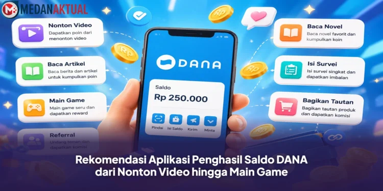 Rekomendasi Aplikasi Penghasil Saldo DANA dari Nonton Video hingga Main Game