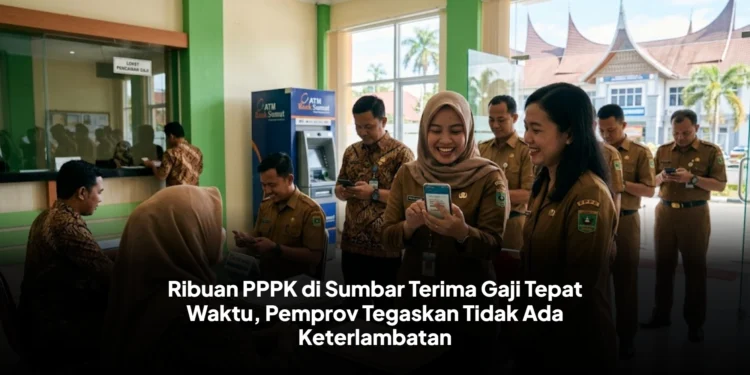 Ribuan PPPK di Sumbar Terima Gaji Tepat Waktu, Pemprov Tegaskan Tidak Ada Keterlambatan
